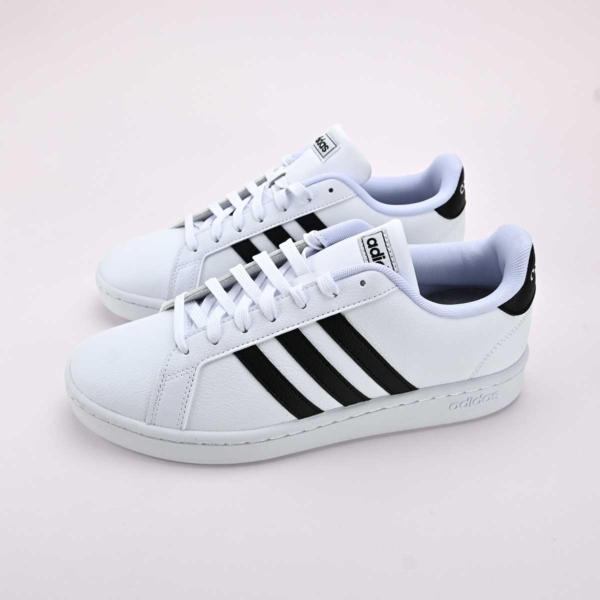Tenis Adidas Grand Court Base 2.0 Mujer Blanco Con Negro Urbano