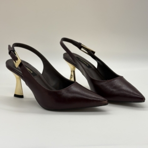 zapato de vestir mujer Via marte 145-012-04 tono guinda oscuro