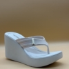IMG_0419 Sandalias Azaleia 83679 con Plataforma taco Cuña Alta en Color crema