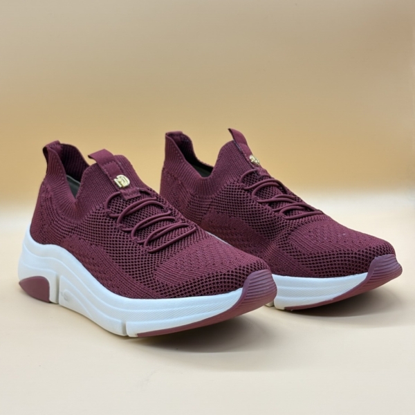 modare Zapatillas mujer Modare 7401.105 Ultra Conforto Casual Knit Cherry - Calce Fácil