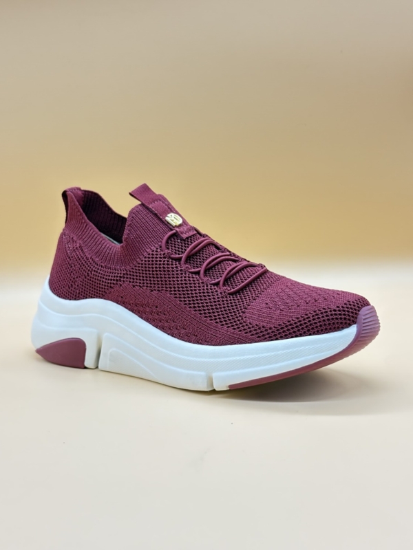 modare Zapatillas mujer Modare 7401.105 Ultra Conforto Casual Knit Cherry - Calce Fácil