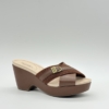 modare Sandalias Modare 7137-147 marrón Ultra Conforto con Plataforma y Tiras de Textura Trenzada