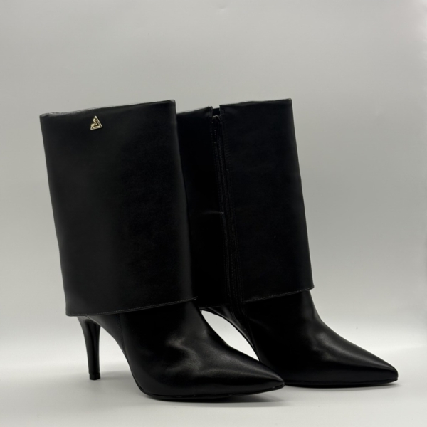 Bota Capa Via Marte 243-005-01 Negra de Taco Aguja