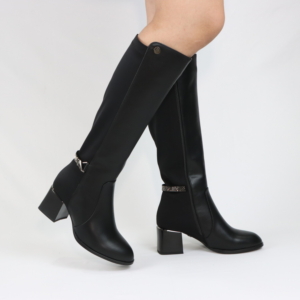 DF2818-H556 Botas Para Mujer TIME CHOPPER DF2818-H556 Tus próximas aliadas en Negro Total con ajuste perfecto