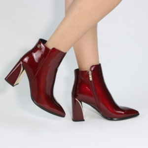 Botines de Vestir para mujer  Via Uno DF2833-D6453 Burgundy