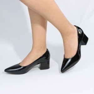VIZZANO Zapatos de Vestir Vizzano 1220.315 en Charol Negro con Taco 5