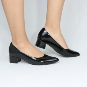 piccadilly Zapatos de Vestir Piccadilly 739015-337 en Charol Negro con Taco 5 Confort Inteligente