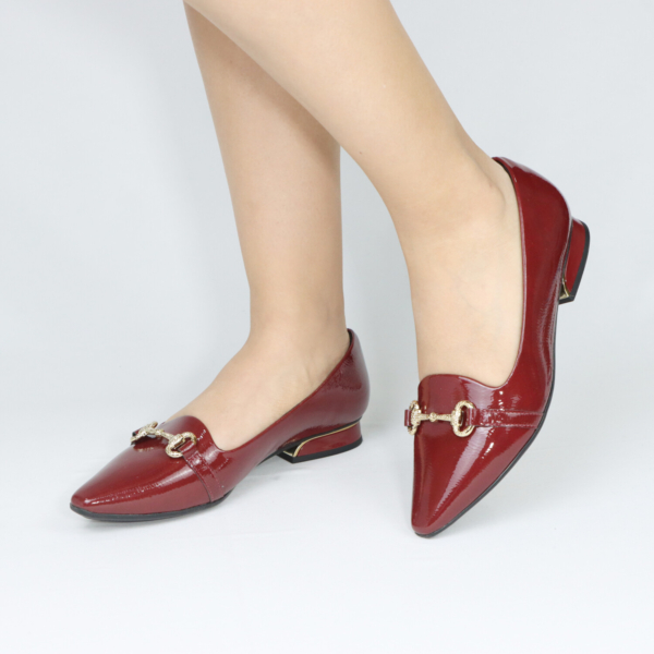 piccadilly Ballerinas Piccadilly 279050-4 Charol Guinda con Herraje Dorado