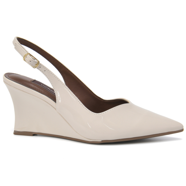 A145-031-06 326095 PANNA Via Marte 145-031-06 Stiletto Femenino Elegante Taco 7 Cuña – Blanco off