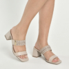 Via Marte 171-049-01 Sandalia Femenina Casual Taco 5 – Beige